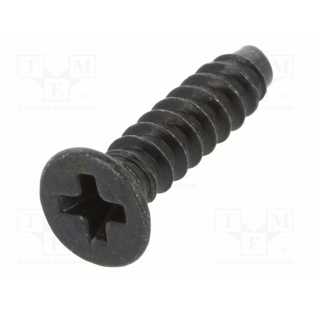 HAMMOND Set of screws; black; 100pcs