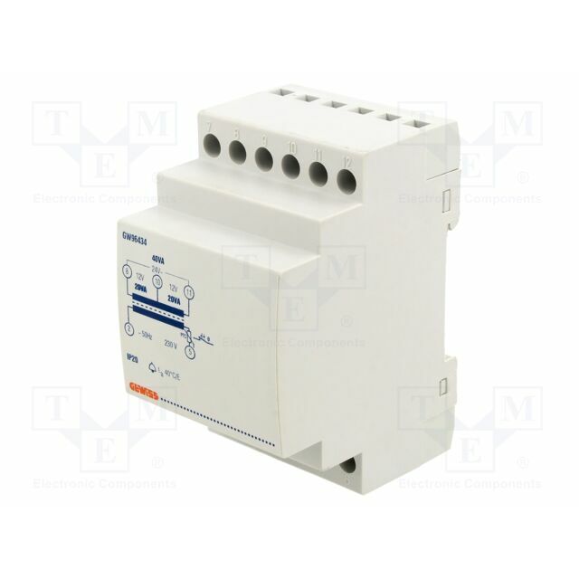 GEWISS Transformer: bell; 40VA; 230VAC; 12V