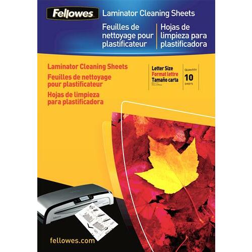 FELLOWES feuilles nettoyage plast pack10 |