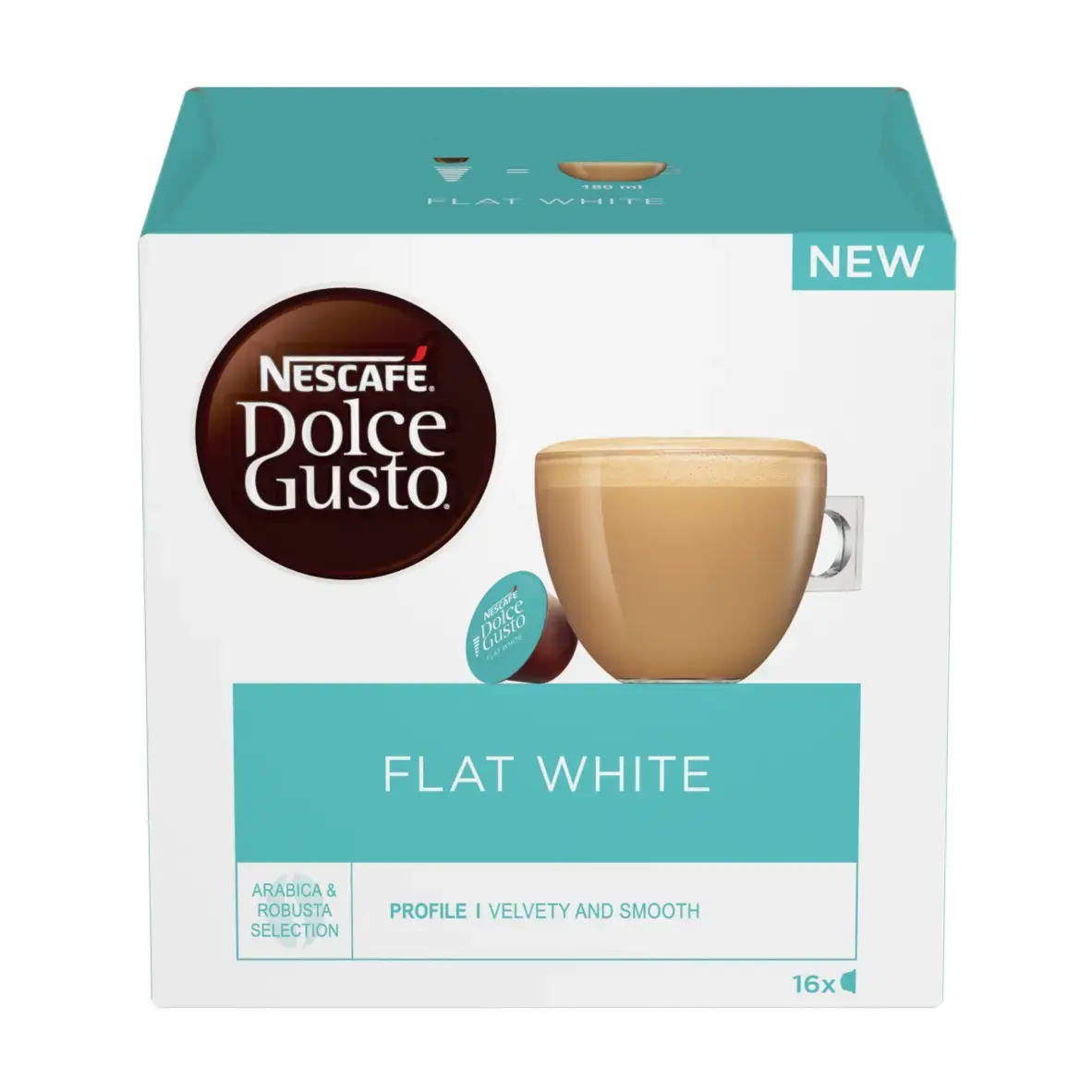 Kafijas kapsulas NESCAFE Dolce Gusto Flat