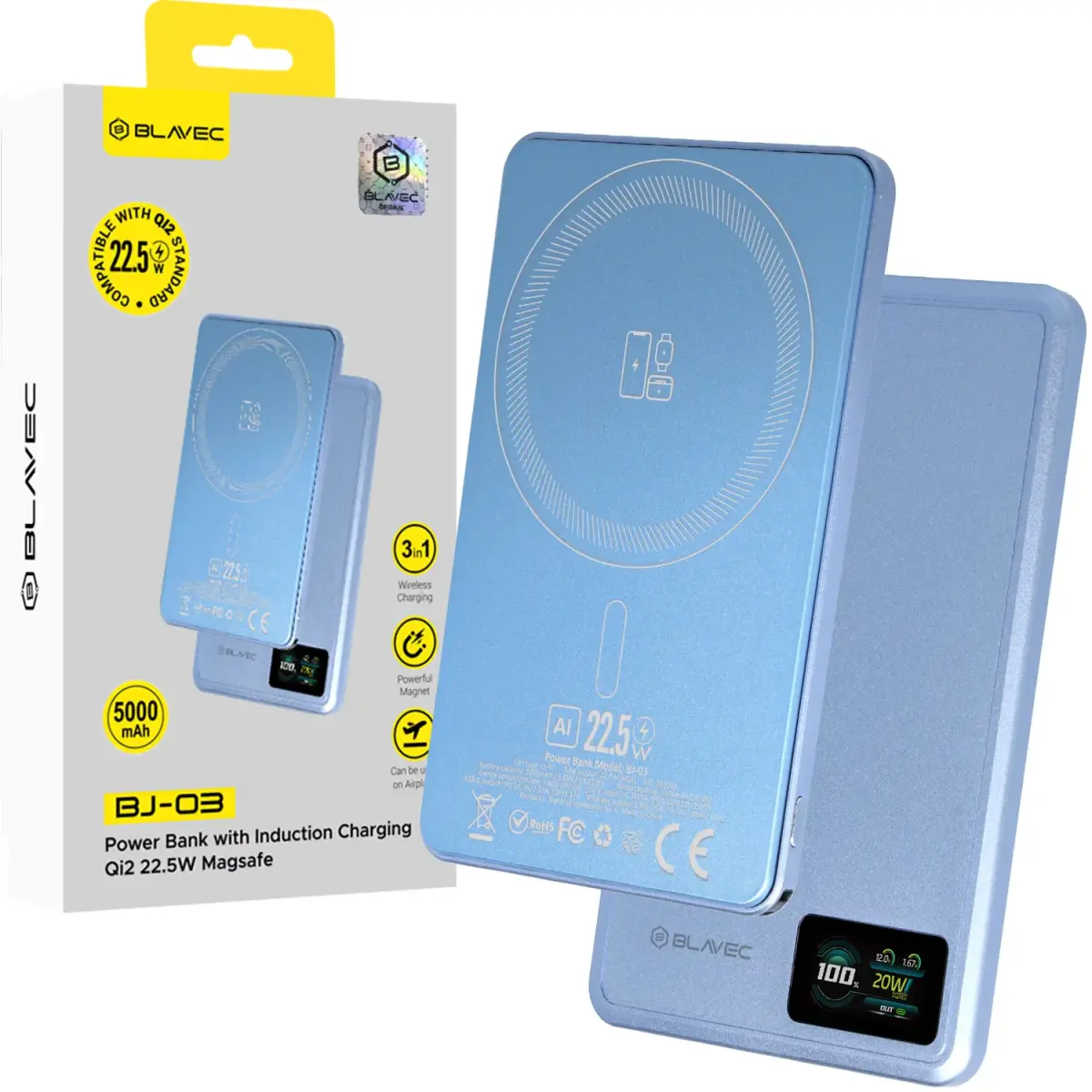 Blavec Power Bank 5000mAh BJ-03 Ultra