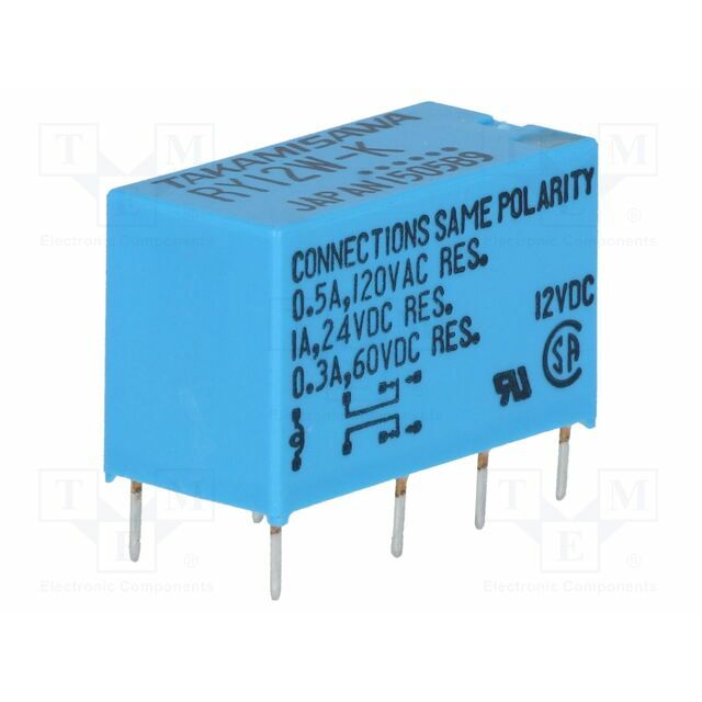 FCL Components Relay: electromagnetic; Ucoil: 12VDC