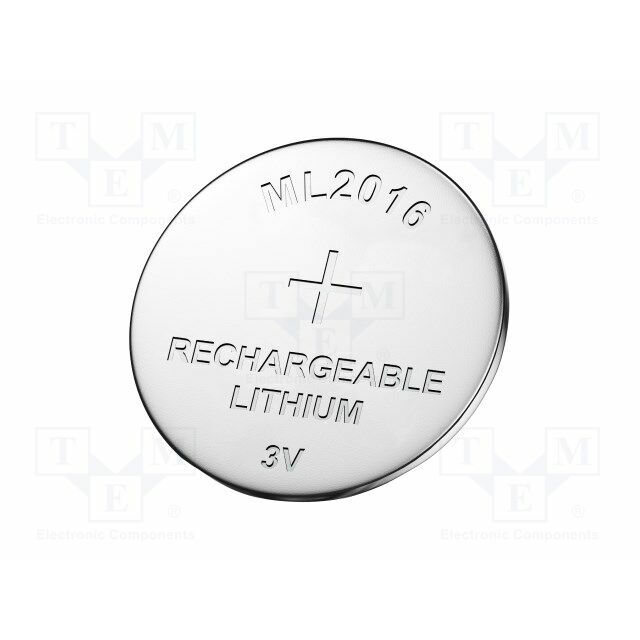 AKYGA BATTERY Re-battery: Li-Mn; ML2016; 30mAh
