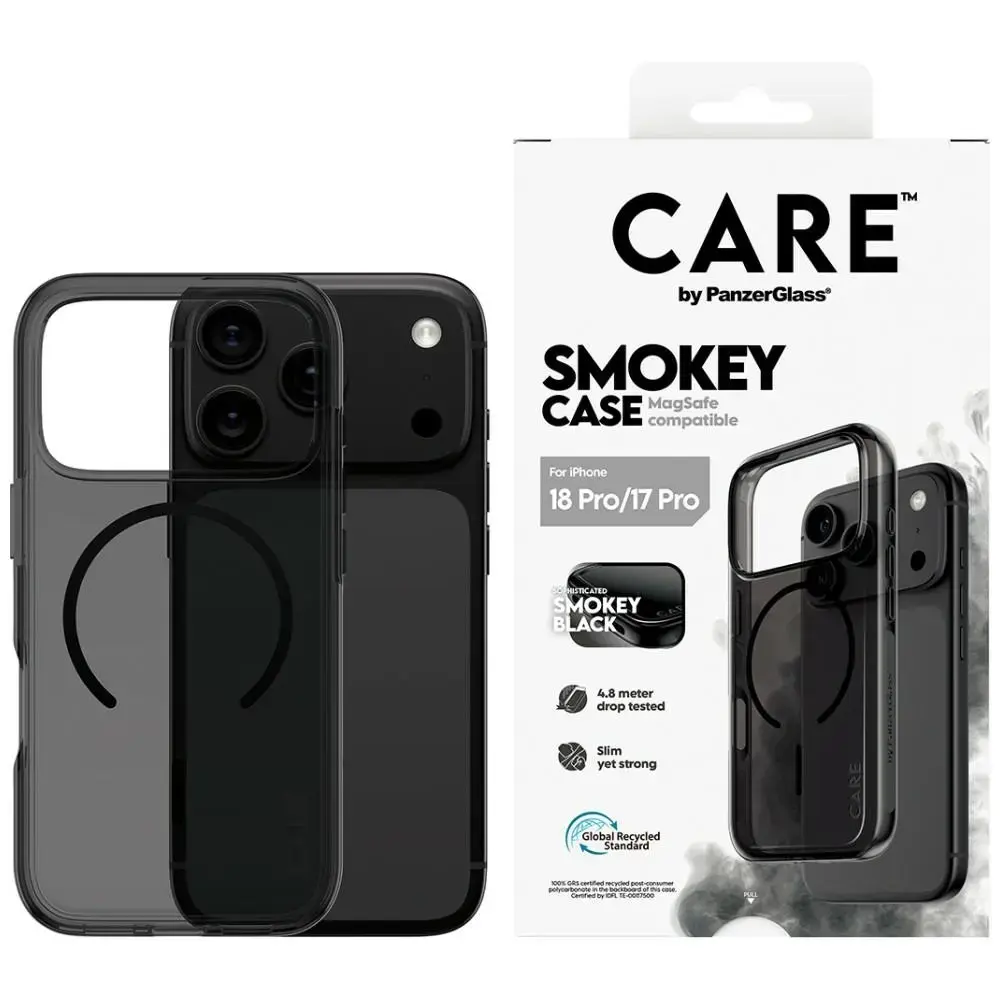 Case CARE by PanzerGlass Smokey w