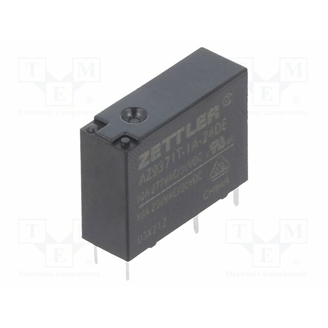 ZETTLER Relay: electromagnetic; Ucoil: 24VDC; SPST-NO