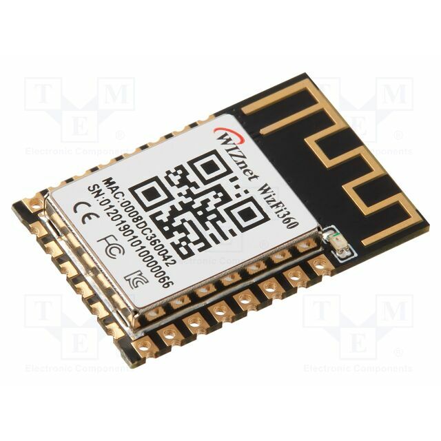 WIZNET Module: WiFi; UART; SMD,THT