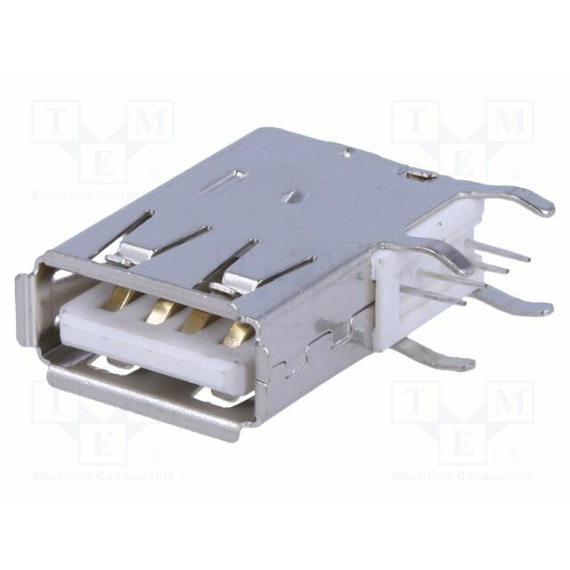 CONNFLY Connector: USB A; socket; THT
