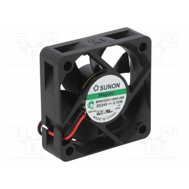 SUNON Fan: DC; 50x50x15mm; axial; 24VDC