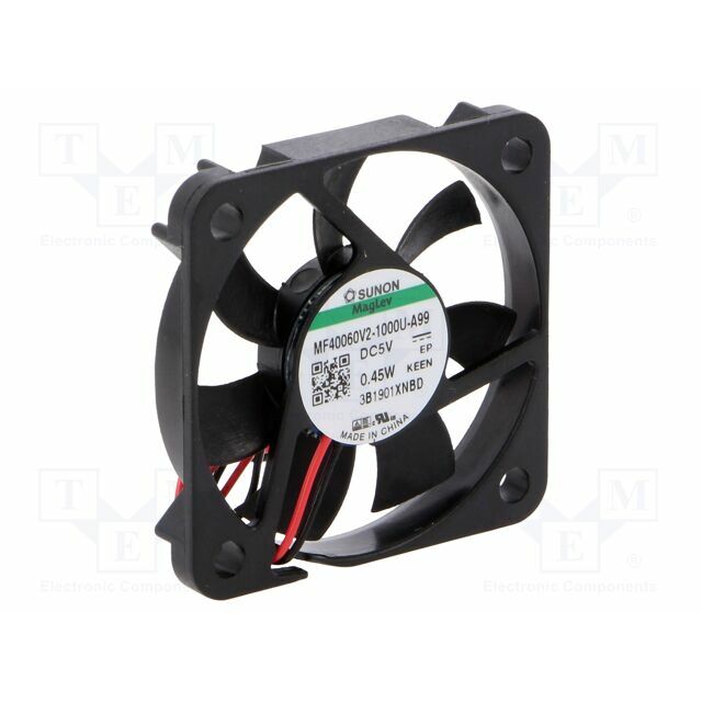 SUNON Fan: DC; 40x40x6mm; axial; 5VDC