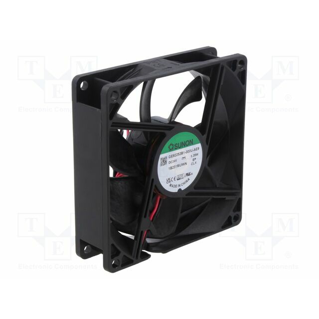 SUNON Fan: DC; 92x92x25mm; axial; 24VDC