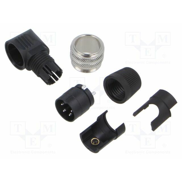 BINDER Connector: M16; plug; male; PIN: