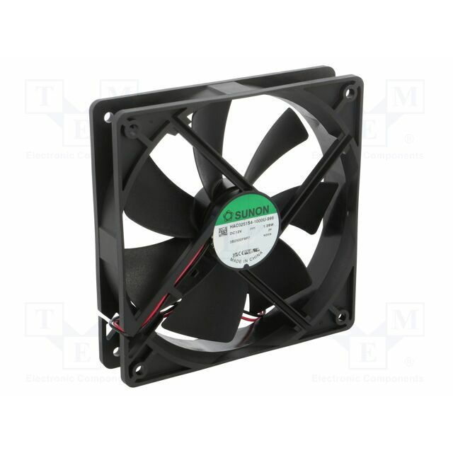 SUNON Fan: DC; 120x120x25mm; axial; 12VDC