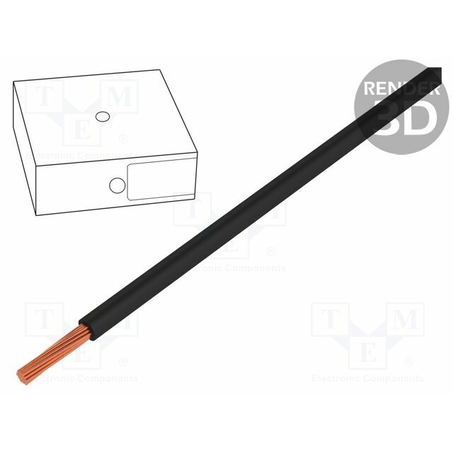 Wire; H07V2-K; stranded; Cu; 4mm2; 12AWG