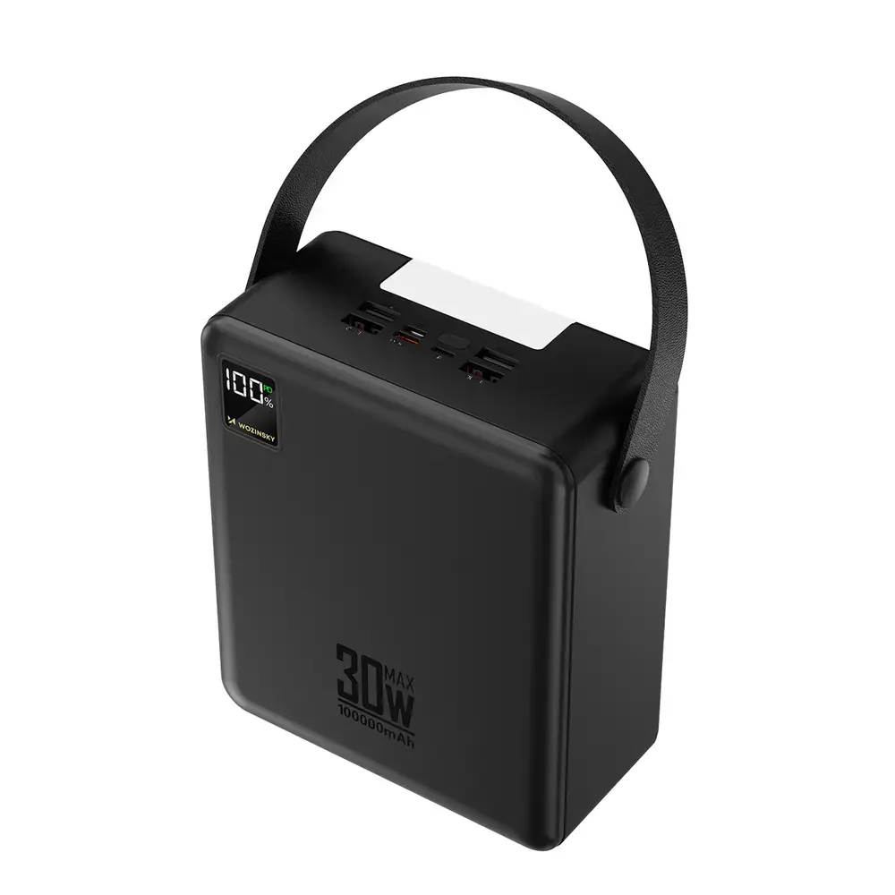 Wozinsky W8-B 100000mAh 30W Powerbank 2xUSB-A