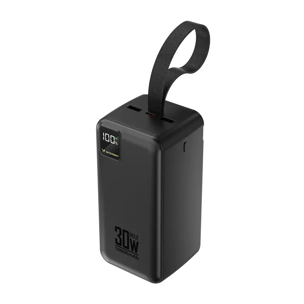 Powerbank Wozinsky W8-B 50000mAh 30W 2xUSB-A