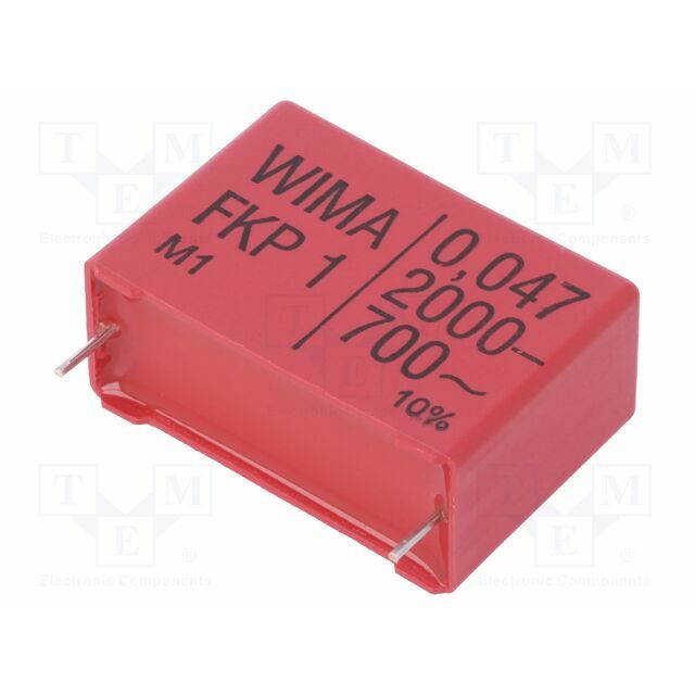 WIMA Capacitor: polypropylene; 47nF; 2kVDC; 700VAC