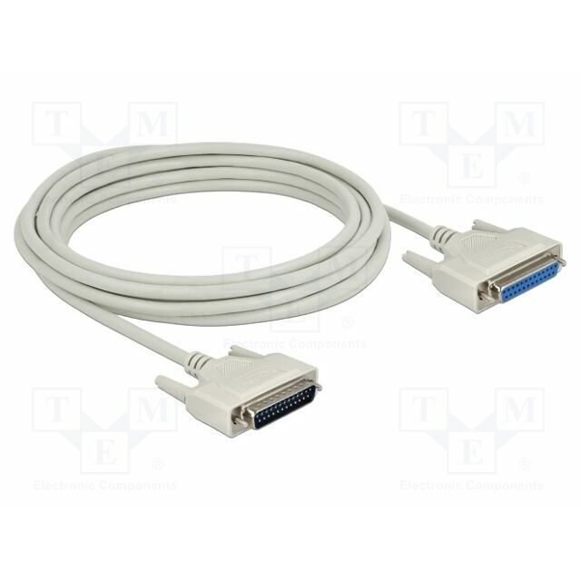 Cable; D-Sub 25pin socket,D-Sub 25pin