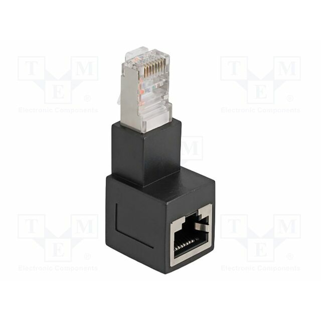 Adapter; Cat 6a; RJ45 socket,RJ45