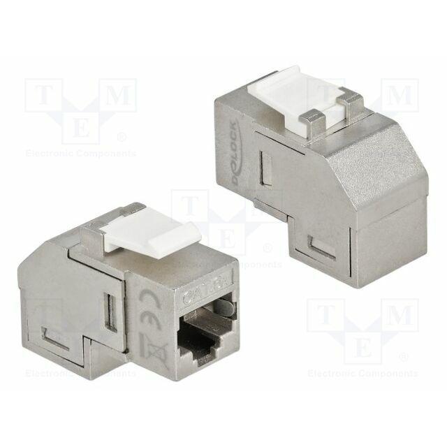 RJ 45 coupler; Keystone,angled; RJ45