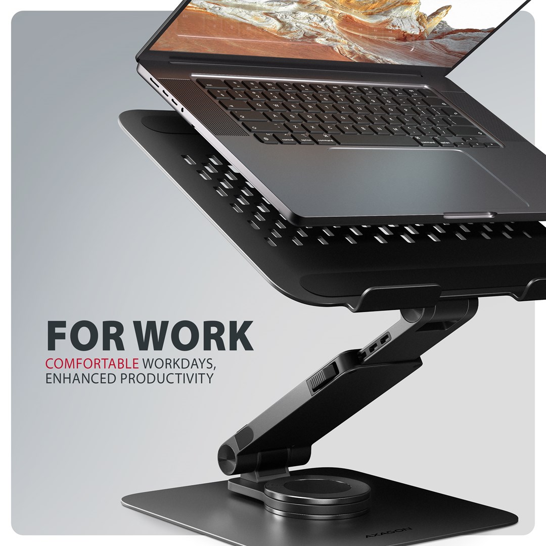 AXAGON STND-LRB stand with 360° rotation