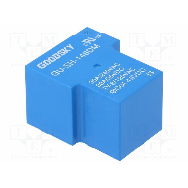 GOODSKY Relay: electromagnetic; Ucoil: 48VDC; SPST-NO