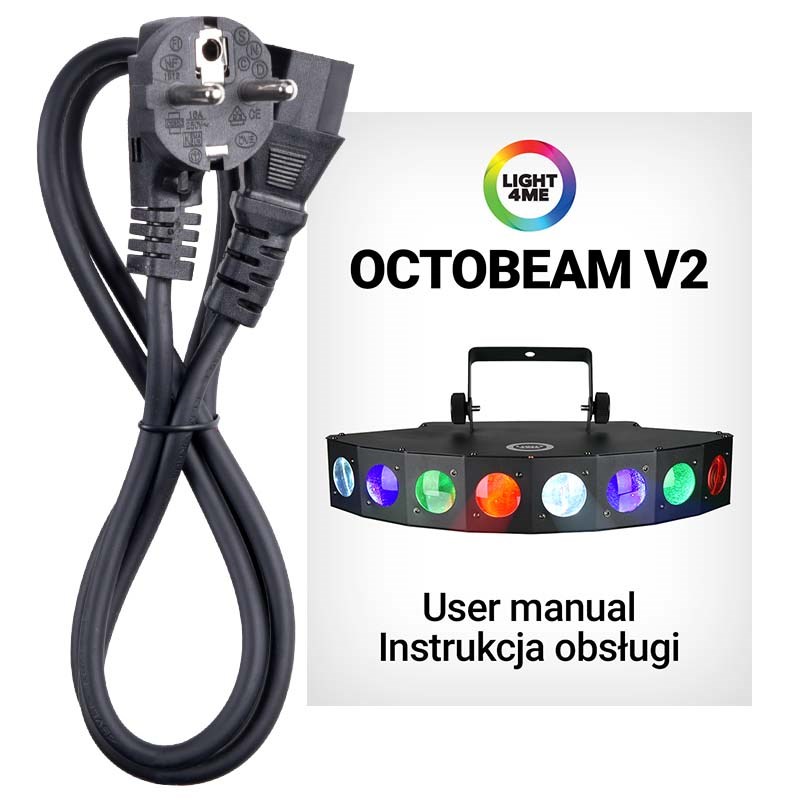 LIGHT4ME OCTOBEAM V2 disko efekta LED