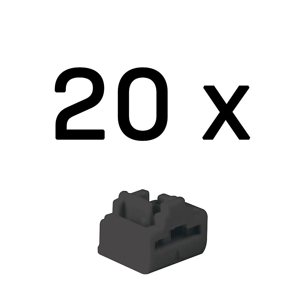 Lindy RJ45 Port Blocker, 20pcs, Black