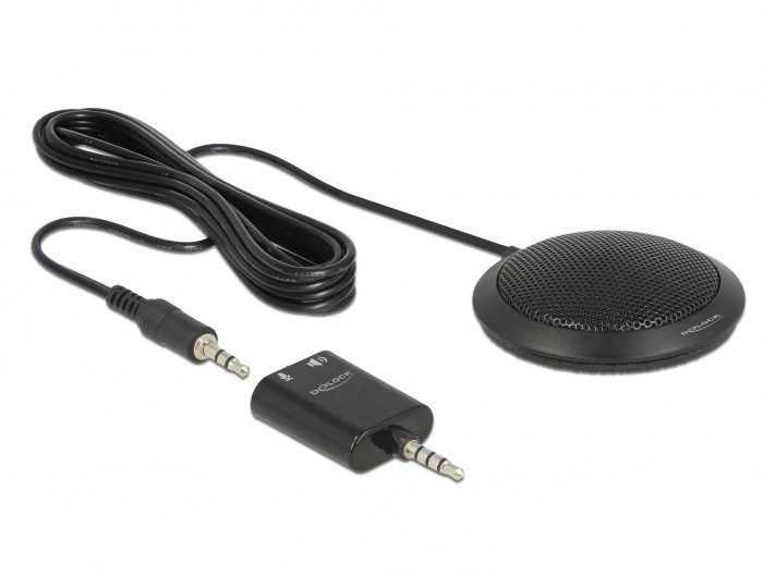 Delock Condenser Table Microphone omnidirectional for
