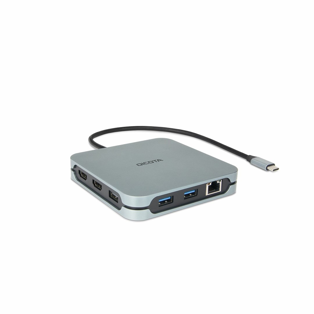 USB-C 10-in-1 PD 100W dokstacija/replikators Dicota