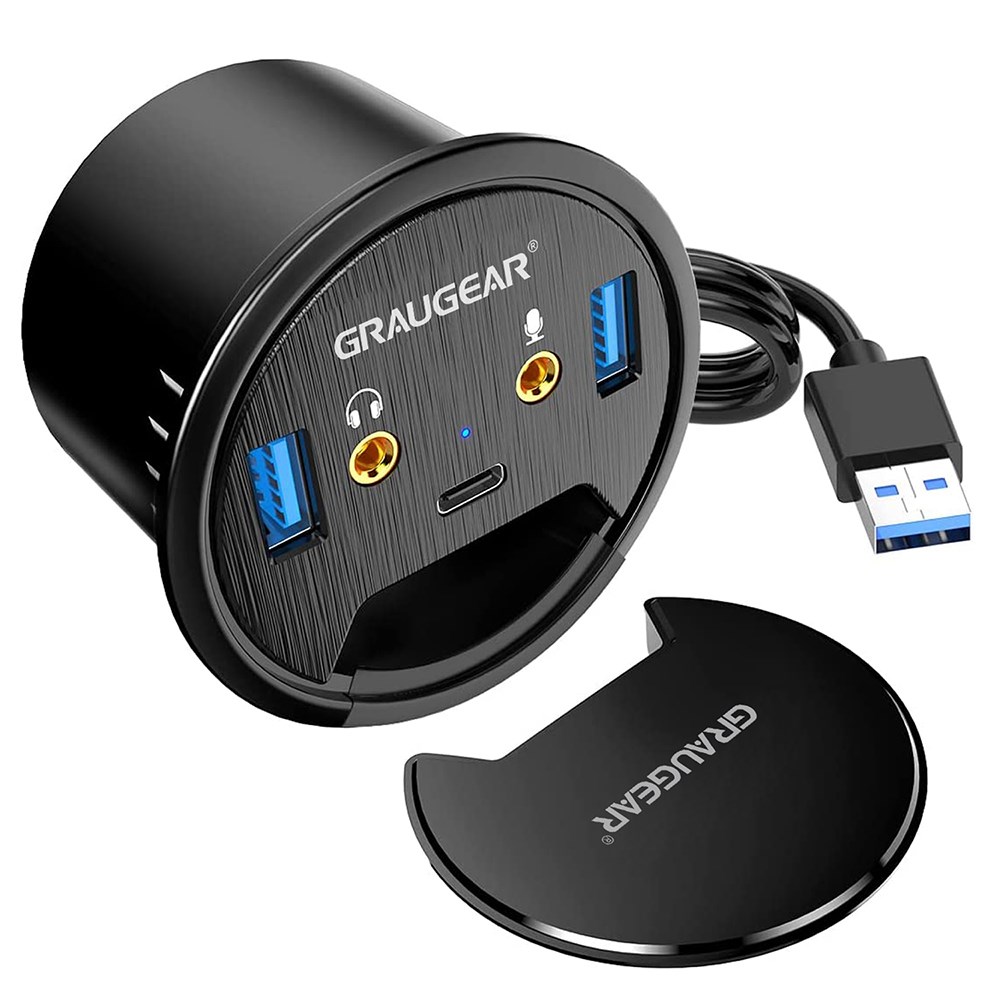 Graugear Tisch-HUB, USB 3.0 2x