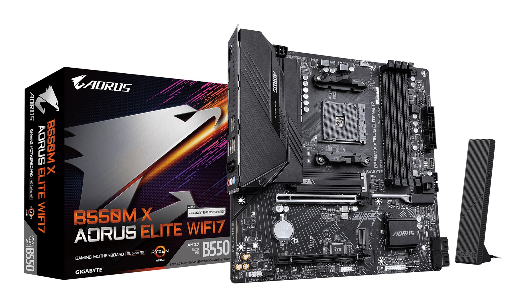 Mātesplate Gigabyte B550M X AORUS ELITE