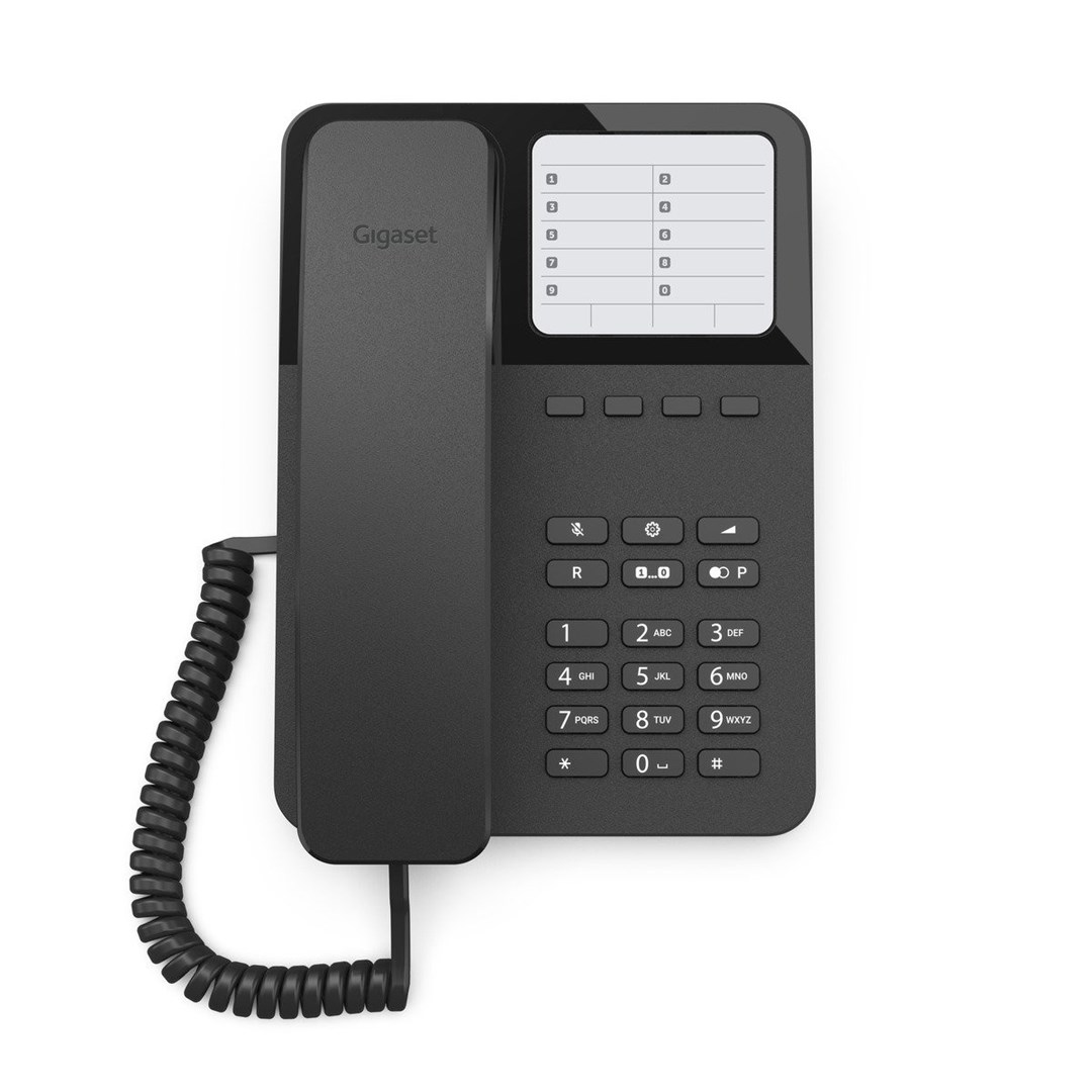 Telefons Gigaset Desk 400 Black |