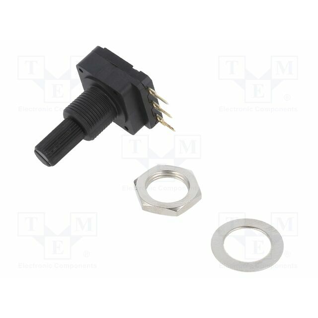 PIHER Potentiometer: shaft; 50kΩ; single turn
