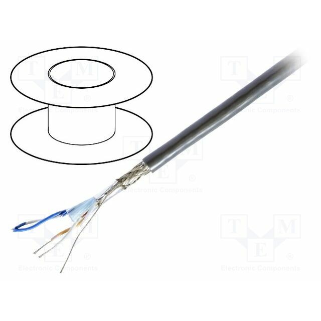 BELDEN Wire; 2x2x28AWG; stranded; Cu; Insulation: