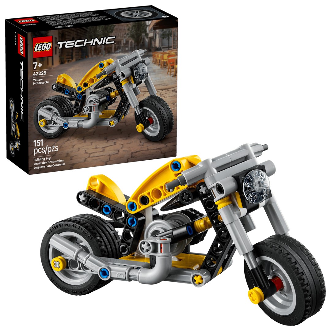 LEGO TECHNIC 42225 Yellow Motorcycle |
