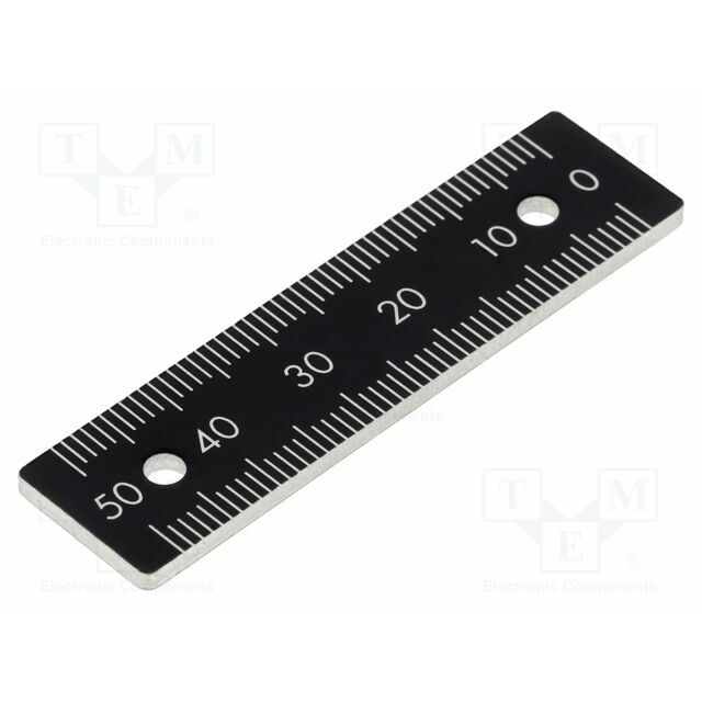 ELESA+GANTER Ruler; W: 15mm; aluminium; Des: