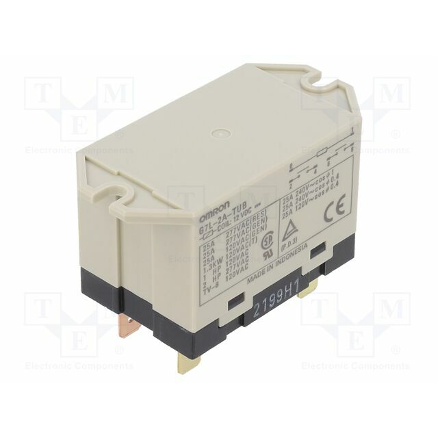 OMRON Electronic Components Relay: electromagnetic; Ucoil:
