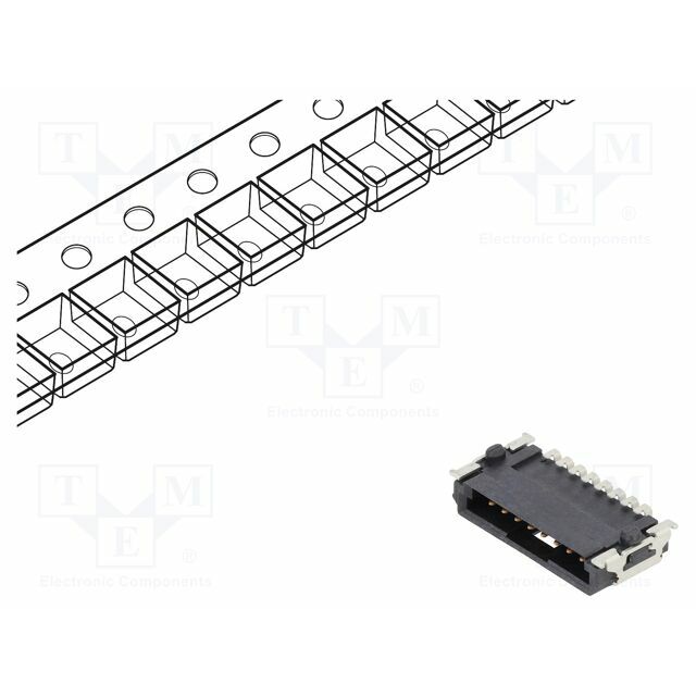 TE CONNECTIVITY Connector: wire-board; socket; male
