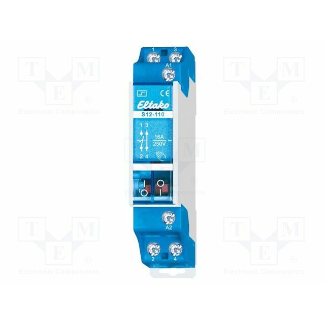 Relay: installation; bistable,impulse; NC +