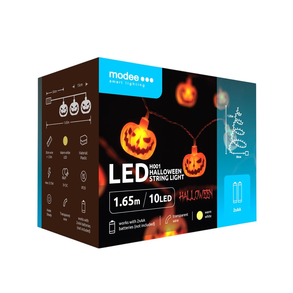 Modee LED Helovīna ķirbju gaismas (ML-H001)