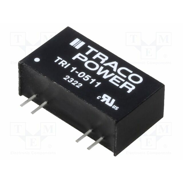 TRACO POWER Converter: DC/DC; 1W; Uin: