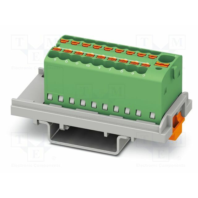 PHOENIX CONTACT Splice terminal: rail; 17
