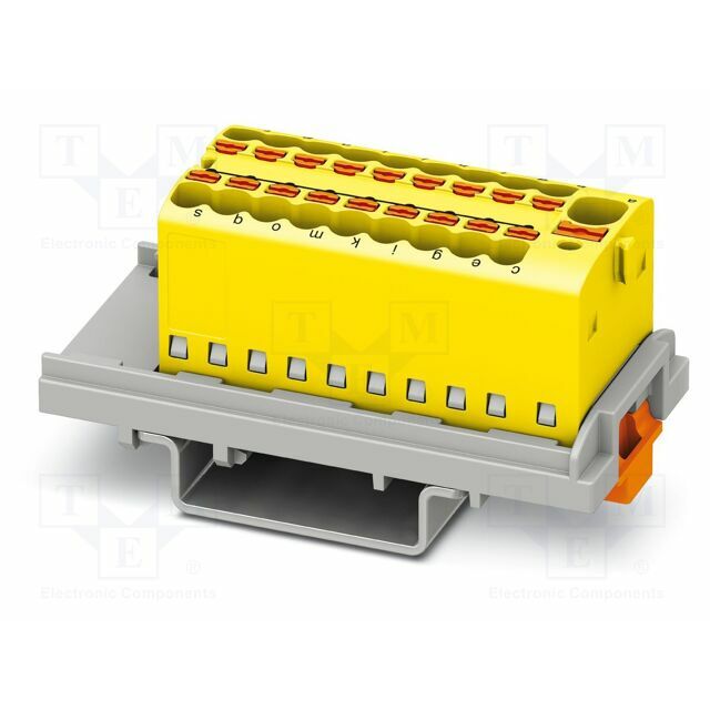 PHOENIX CONTACT Splice terminal: rail; 17