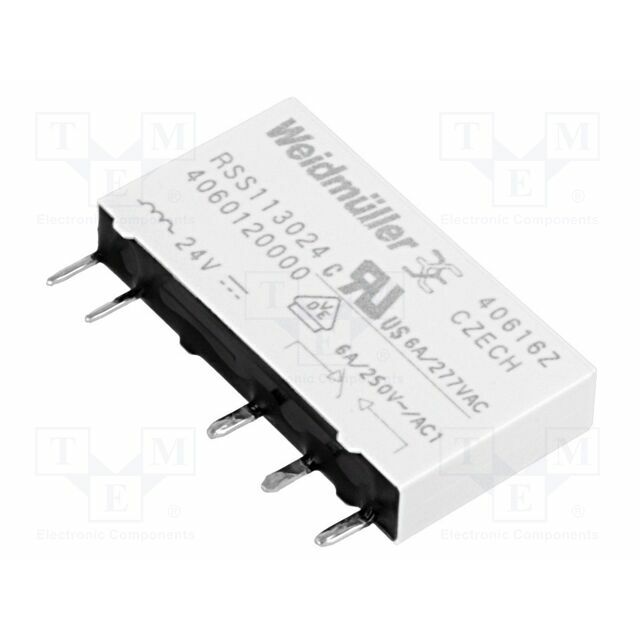WEIDMÜLLER Relay: electromagnetic; Ucoil: 24VDC; SPDT