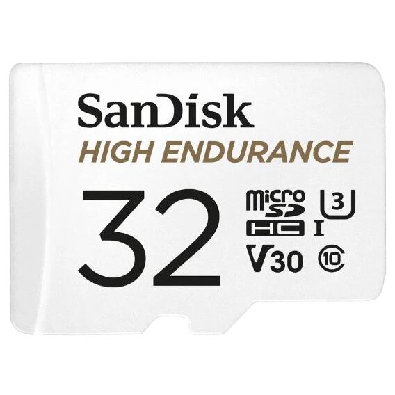 Sandisk microSDHC 32GB karte + Adapteris