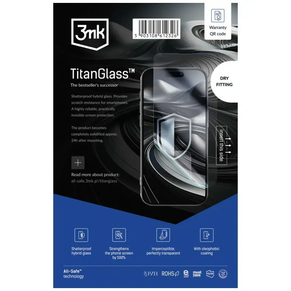 3MK Universal Wet-Install Hybrid Glass Phone