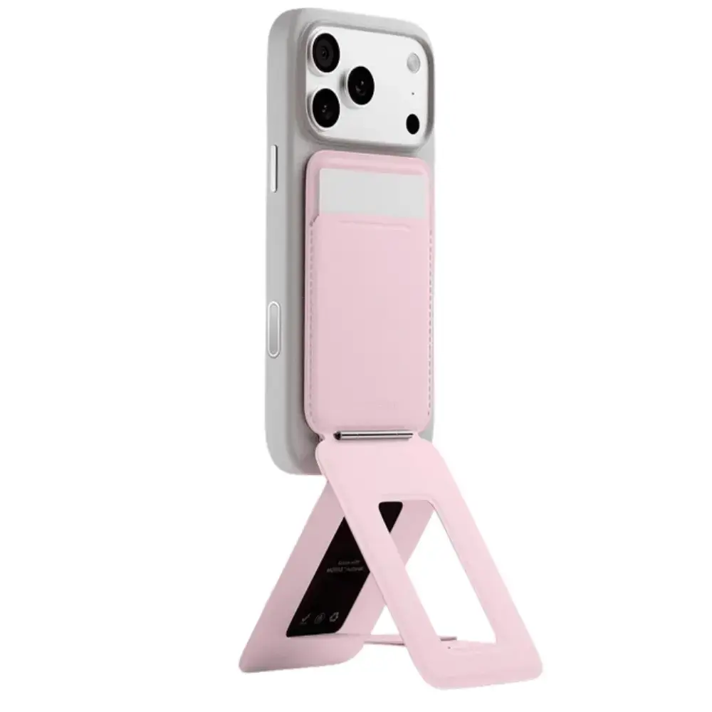 Magnetic stand with wallet for smartphone