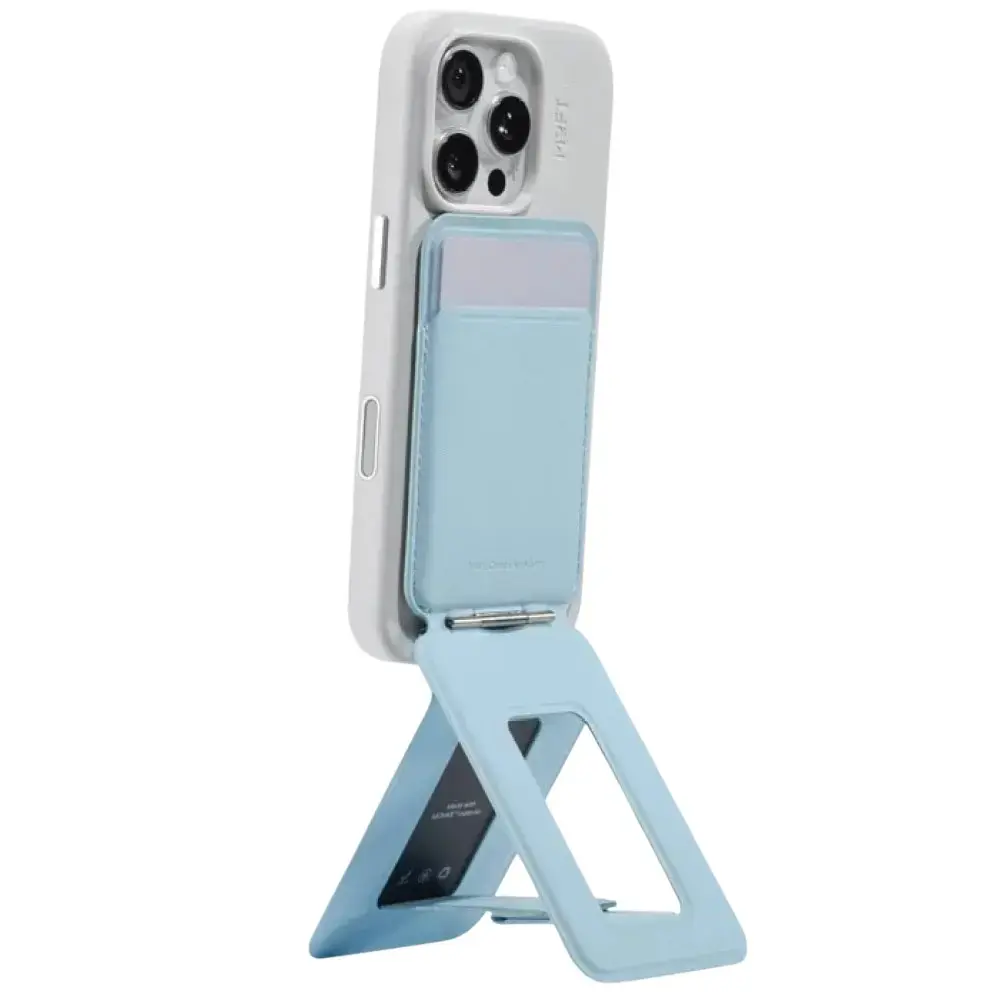 Magnetic stand with wallet for smartphone