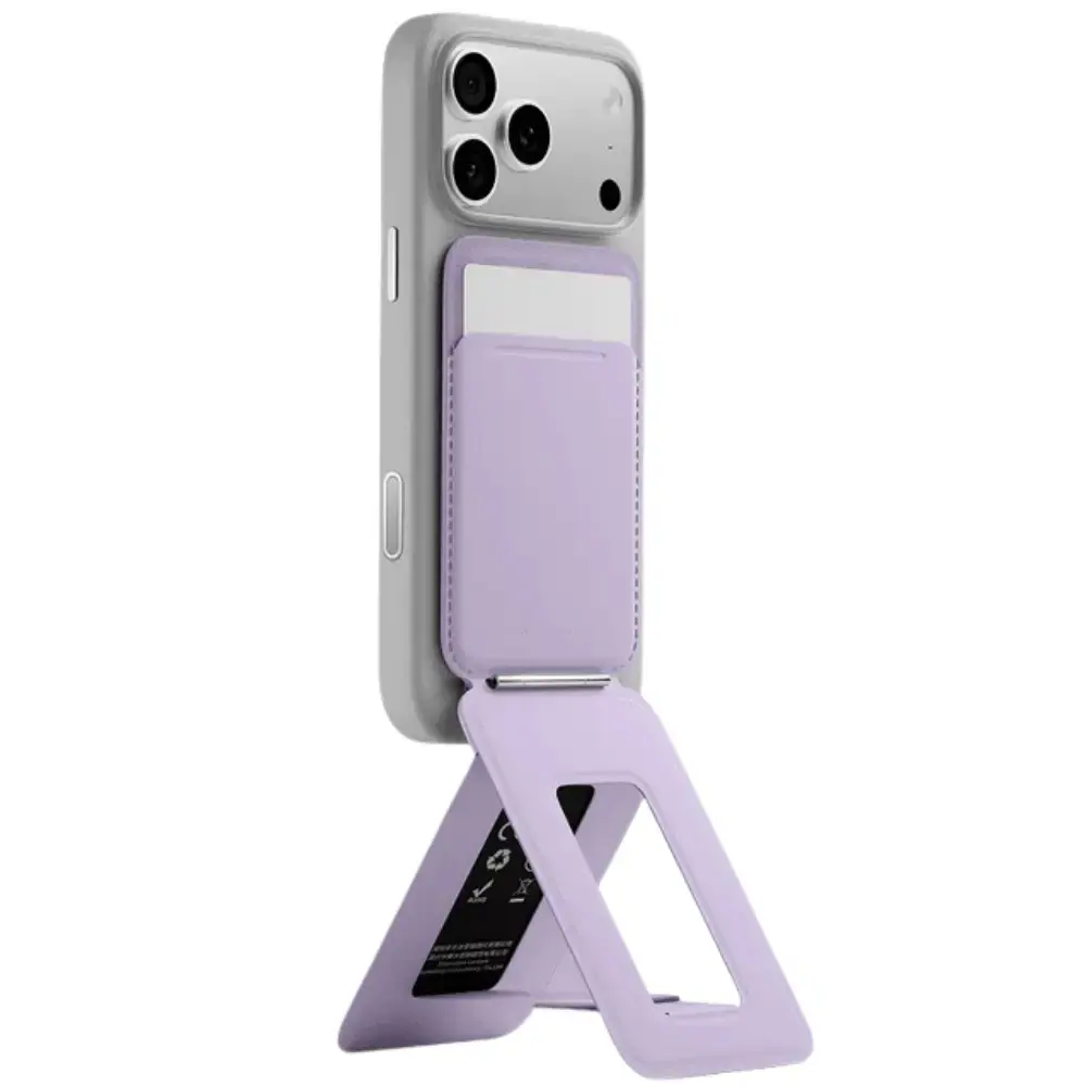 Magnetic stand with wallet for smartphone