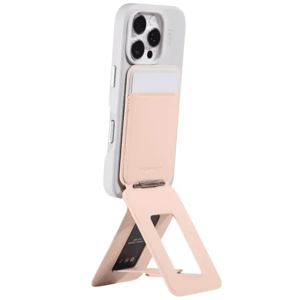 Magnetic stand with wallet for smartphone